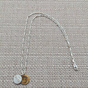 16 Inch Sterling Silver Hope Palm Tree Pendants Necklace A5608